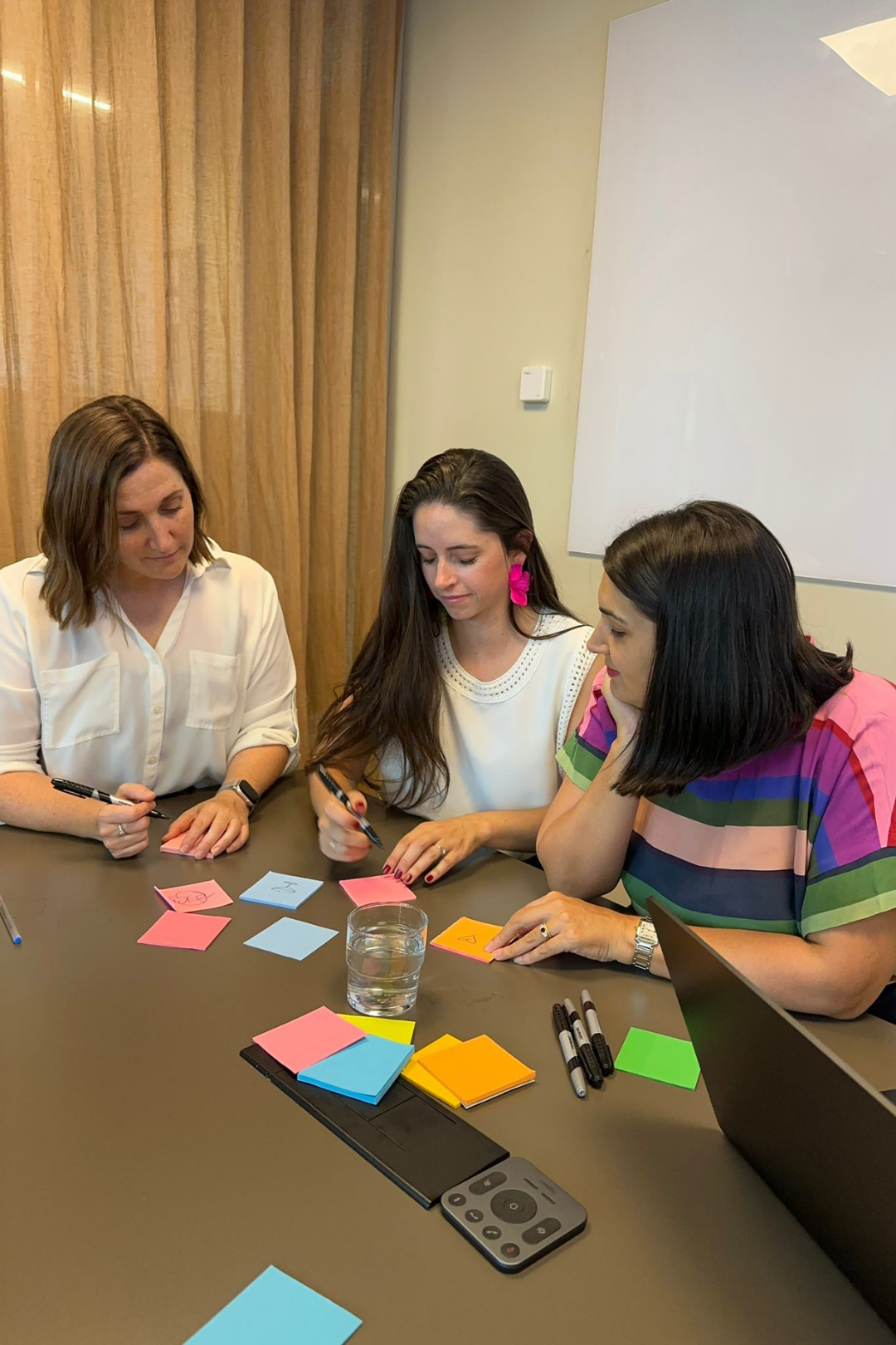 Cata working with a team